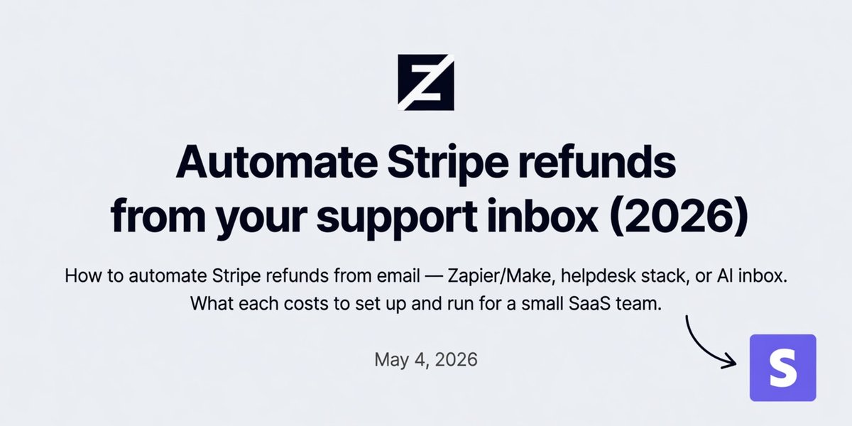 Zipitly — AI support inbox with Stripe-connected actions