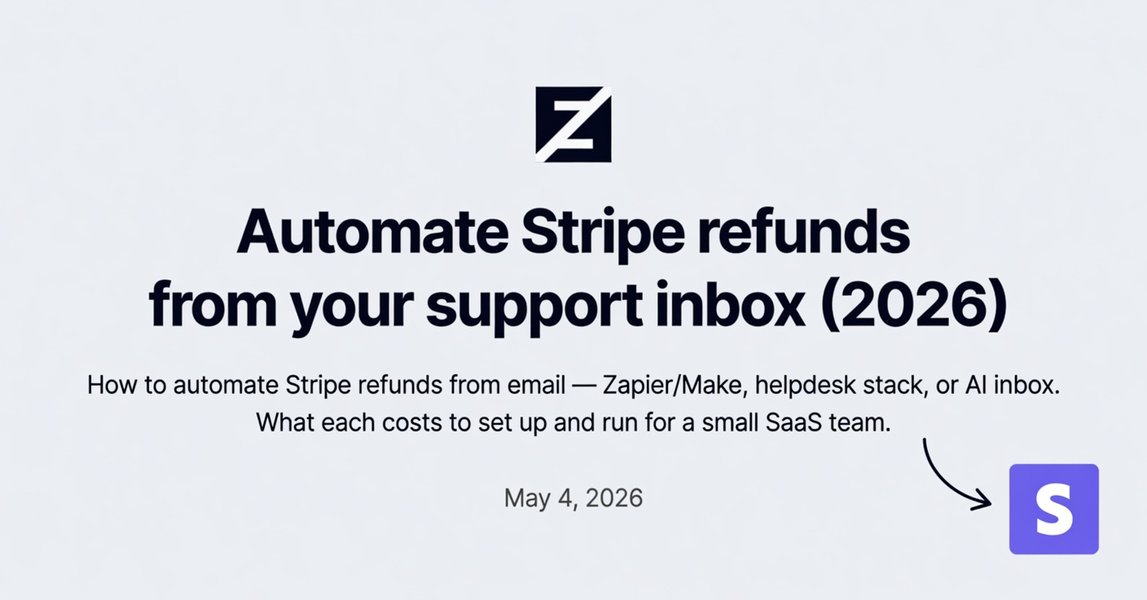 Zipitly — AI support inbox with Stripe-connected actions